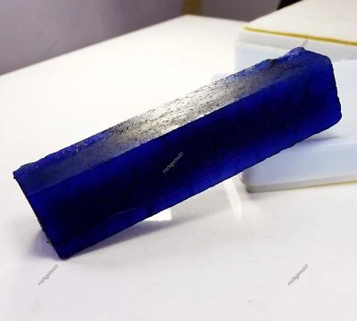 Piedra preciosa suelta natural translúcida azul de 270,30 quilates certificada áspera Foto 1 de 4