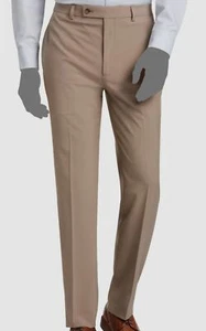 $140 Ralph Lauren Men's Beige Classic Wool Dress Pants Size 33W 30L - Picture 1 of 3