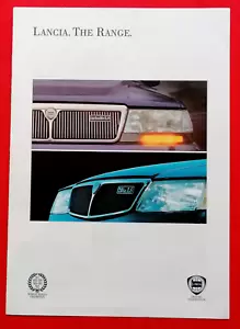 Folleto de ventas Lancia Range 1992 - Delta HF Integrale, Dedra Turbo ie, tema - Imagen 1 de 5