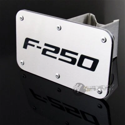 For Ford F250 F-250 Chrome Stainless Steel Hitch Cover 2" Trailer Tow Receiver - Image 1 of 4