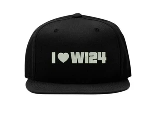 I Love W124 German Classic Car Embroidered Snapback Baseball Cap Fullcap - Bild 1 von 4