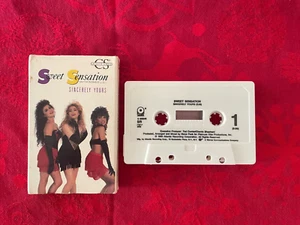 1980s Vintage Sweet Sensation Cassette Single Sincerely Yours 1988 ATCO - Picture 1 of 2