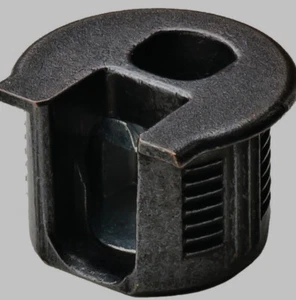 Hafele 2Stecker Gehäuse 63.11.103 RAFIX -SE RDG 16MM BRAUN - Bild 1 von 3