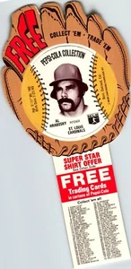 Pepsi-Cola Baseball Trading Card 1977 Al Hrabosky St. Louis Cardinals MLB Diecut - Bild 1 von 2