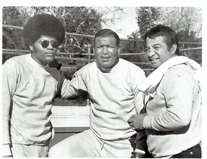 1971 Original Photo boxers Robinson & Graziano Clarence Williams III "Mod Squad" - Picture 1 of 2