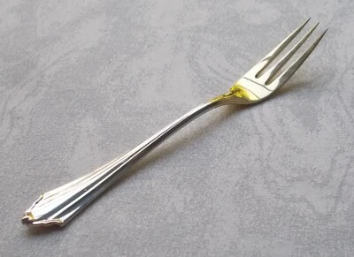 *RAR* BSF Modello Friederike Forchetta Da Frutta / Formaggio Rara In Argento 800 - Immagine 1 di 4