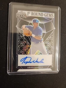 2023 Leaf Metal - Arjun Nimmala AUTO #1RG-AN1/6 Black Prismatic  - Bild 1 von 2