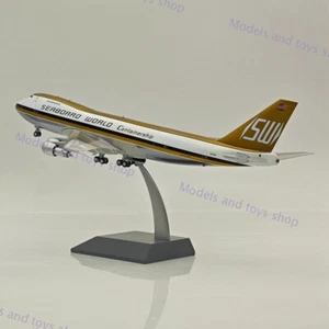 1:200 SEABOARD WORLD Boeing 747 / N701SW  WITH STAND / INFLIGHT 200 IF742SW0224P - Afbeelding 1 van 8