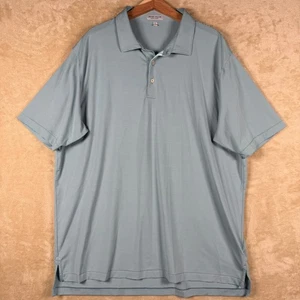 PETER MILLAR Sommer Comfort Polo Herren XXL Blau Streifen Kurzarm Golf Freizeit - Bild 1 von 8