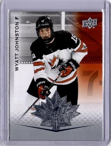 Wyatt Johnston Base #33 2021 Upper Deck Team Canada Juniors Dallas Stars UD - Bild 1 von 2