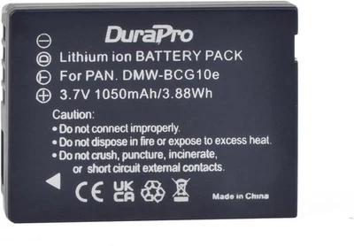 DMW BCG 10e Battery for Panasonic Lumix DMC-TZ10 DMW-BCG10 DMW-BCG10E 3.7V RoHS - Image 1 of 2