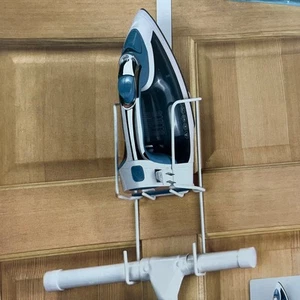Whitmor Wire Over The Door Iron Board Caddy & Homeline Ironing Pad with Magnets - Picture 1 of 6
