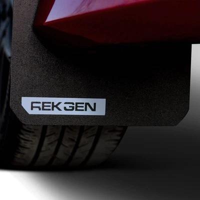 For Subaru WRX STI 15-21 Rek Gen R1005-GR Rally Edition Mud Flaps w Gray Logo - Imagem 1 de 4
