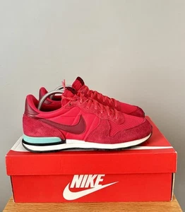 J.Crew X Nike® Internationalist Sneakers in Red Women’s Size 9.5 (629684-600) - Picture 1 of 18