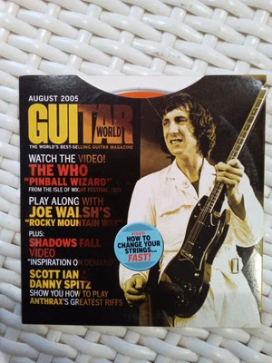 Guitar World Cd Rom Aug2005 The Who,joe Walsh,scott Ian,spitz,shadows Fall +more - Image 1 of 2
