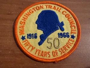 BSA, 1966 50° Anniversario del Washington Trail Council Patch - Foto 1 di 1