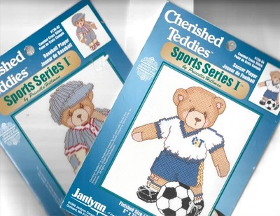 Janlynn Cherished Teddies Sports I Counted Kits de punto de cruz TÚ ELIGES Foto 1 de 4