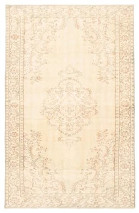 Vintage Hand-Knotted Carpet 6'0" x 9'7" Traditional Wool Area Rug - Picture 1 of 9