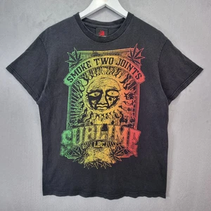 Sublime T-Shirt Herren Medium Schwarz Smoke Two Joints Musik Band Tee - Bild 1 von 10