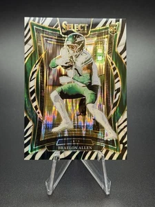 2024-25 Panini Select BRAELON ALLEN Zebra Concourse RC Case Hit SSP Jets - Bild 1 von 2