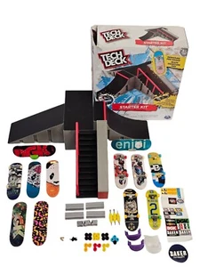 Lot of Tech Deck - Starter Kit Ramps, 12 Skateboards, Spare Parts and MORE - Picture 1 of 5
