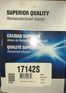 Carquest 17142S Starter - Picture 1 of 1