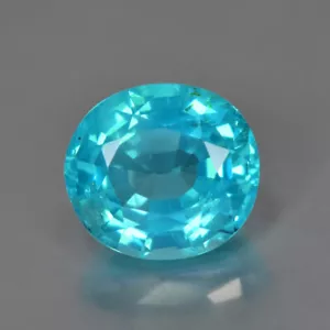 Ovalado de 1,41 quilates _ Maravilloso brillante 100 % natural azul neón - apatita verde - Imagen 1 de 1