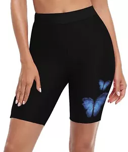 Womens Plus Size Swim Pants High Waist Swim Shorts Swimsuit Bottom Board Shor... - Picture 1 of 3