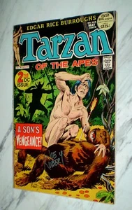 Tarzan #208 F/VF 7.0 OW/W 1972 DC Origin SIGNED by JOE KUBERT & GRAY MORROW - Picture 1 of 2