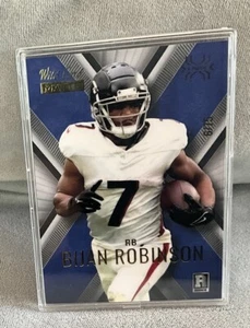 Bijan Robinson Wild Card Matte X-plode Blue RC 6/75 - Picture 1 of 3