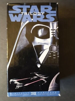 Star Wars Original Trilogy THX Edition 3 VHS Box Set w Saving Book 1995 - Image 1 of 4