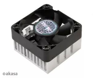 Akasa AK-210-BK Compact Low-noise Chipset Cooler 38mm x 38mm x 13mm Black - Picture 1 of 1