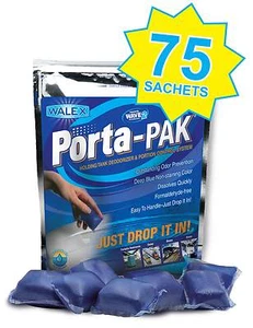 PORTA-PAK express drop-in (75 sachets) cassette toilet chemical BIG VALUE BAG - Picture 1 of 1