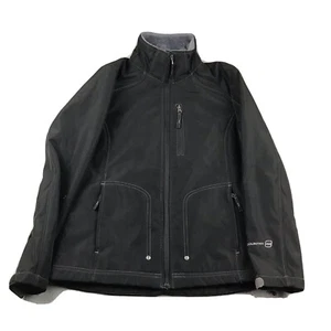Free Country Jacket Womens Small Black Full Zip Pockets Lined - Picture 1 of 12