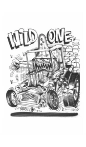 WILD ONE - ED "BIG DADDY" ROTH (MOUSE) MONSTER RAT CARD - Picture 1 of 1