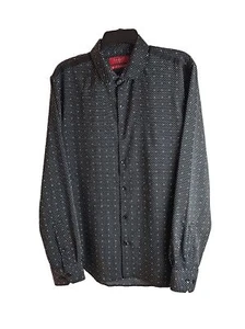 Bruno Milano Mens Dress Shirt Modern Fit Stretch Fabric Size XL SILKY FEEL - Picture 1 of 9
