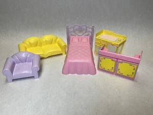 Vintage G1 My Little Pony Paradise Estate Furniture Replacement Couch Bed Chair - Picture 1 of 24