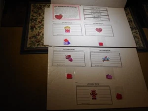 Valentine-Themed Word Builders Spelling/Phonics Activity Set Laminated Brand New - Picture 1 of 8