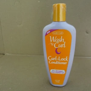 Wash 'N Curl Curl-Lock Conditioner For Dry, damaged, color treated hair 8 oz NOS - Picture 1 of 5