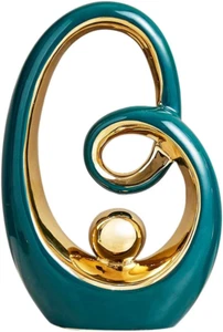 Luxury Ceramic Decoration Modern European Abstract Christmas Sculpture Other Hom - Picture 1 of 5