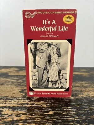 It's a Wonderful Life VHS Classic Series James Stewart Donna Reed  - Image 1 of 3