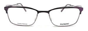 FLEXON - W3102 505 53/18/140 - PLUM / SILVER - NEW Authentic WOMEN EYEGLASSES - Imagen 1 de 2