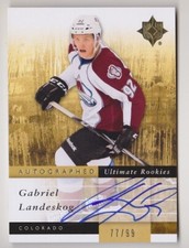 11-12 Ultimate Collection Gabriel Landeskog /99 Auto Rookie SP Avalanche 2011