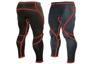Herren Body Rüstung Kompressionsbasis Schicht Strumpfhose Sport Leggin unter Ausrüstung TNQ - Bild 1 von 8