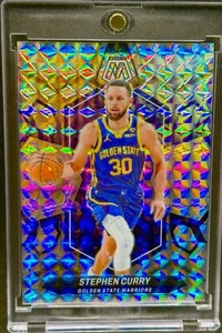 Stephen Curry RARO REFRACTOR PLATA TARJETA DE INVERSIÓN SSP PANINI WARRIORS COMO NUEVO - Imagen 1 de 2
