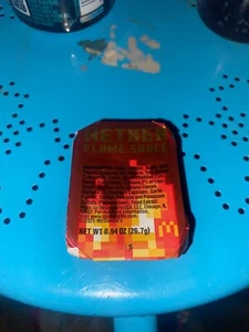 RARE Minecraft Movie NETHER FLAME SAUCE unused 4 included - Picture 1 of 2