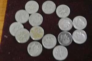 SELLING AS SHOWN - FIFTEEN (15) 1949 S ROOSEVELT DIMES KEY DATE - Picture 1 of 3