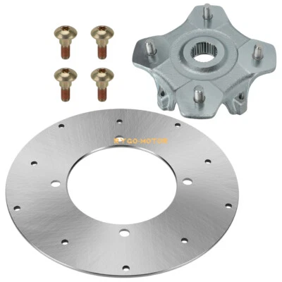 Front Wheel Hub &Brake Rotor Disc for Arctic Cat 250 300 400 450 500 550 650 700 - Image 1 of 4