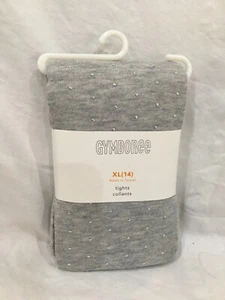 NWT Gymboree girls tights Gray with Silver Dots Kid girls Many sizes - Picture 1 of 2