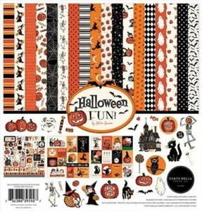 CARTA BELLA "HALLOWEEN FUN" 12X12 PAPER PACK WITCHES, GHOSTS SCRAPJACK'S PLACE - Picture 1 of 14